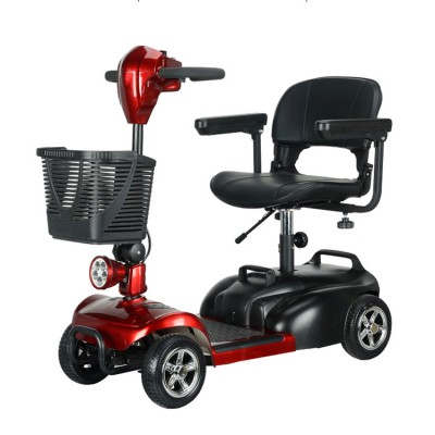 老人代步车电动四轮车电瓶车折叠残疾人四轮电动车代步成人轮椅